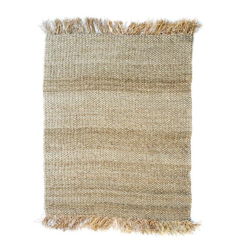 Het Raffia Fringed Tapijt - Naturel - 180x240