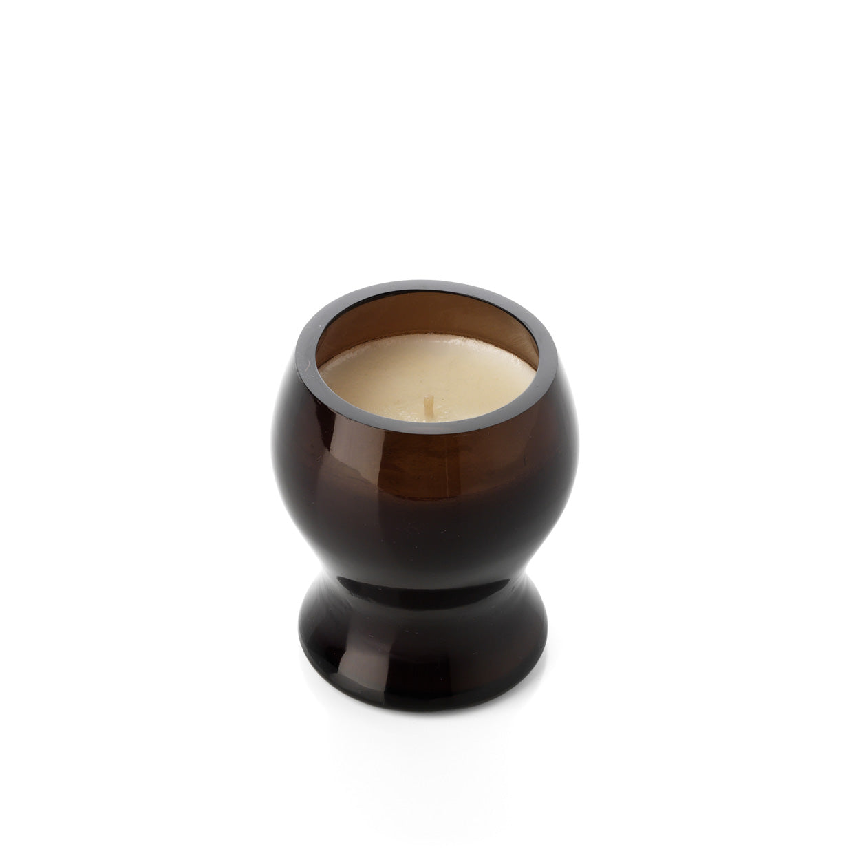 De Moka-kaarsenpot - rookkleurig