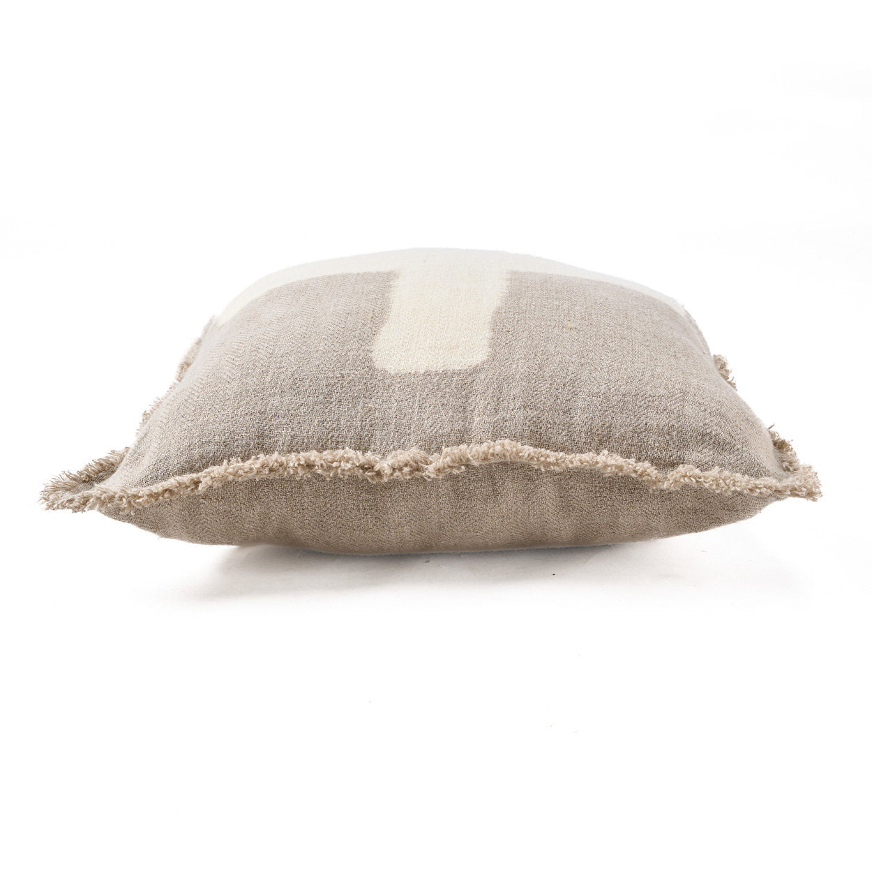 De Ivoor Kruis kussenhoes - naturel wit - 50x50
