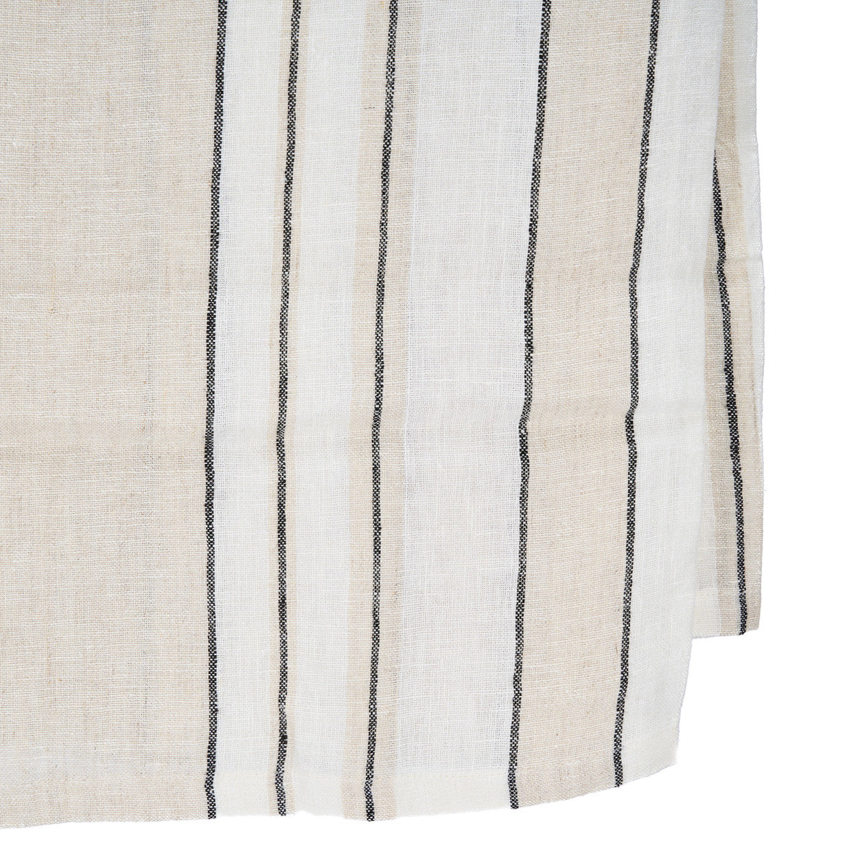 Provence tafelkleed - naturel zwart wit - 150x250