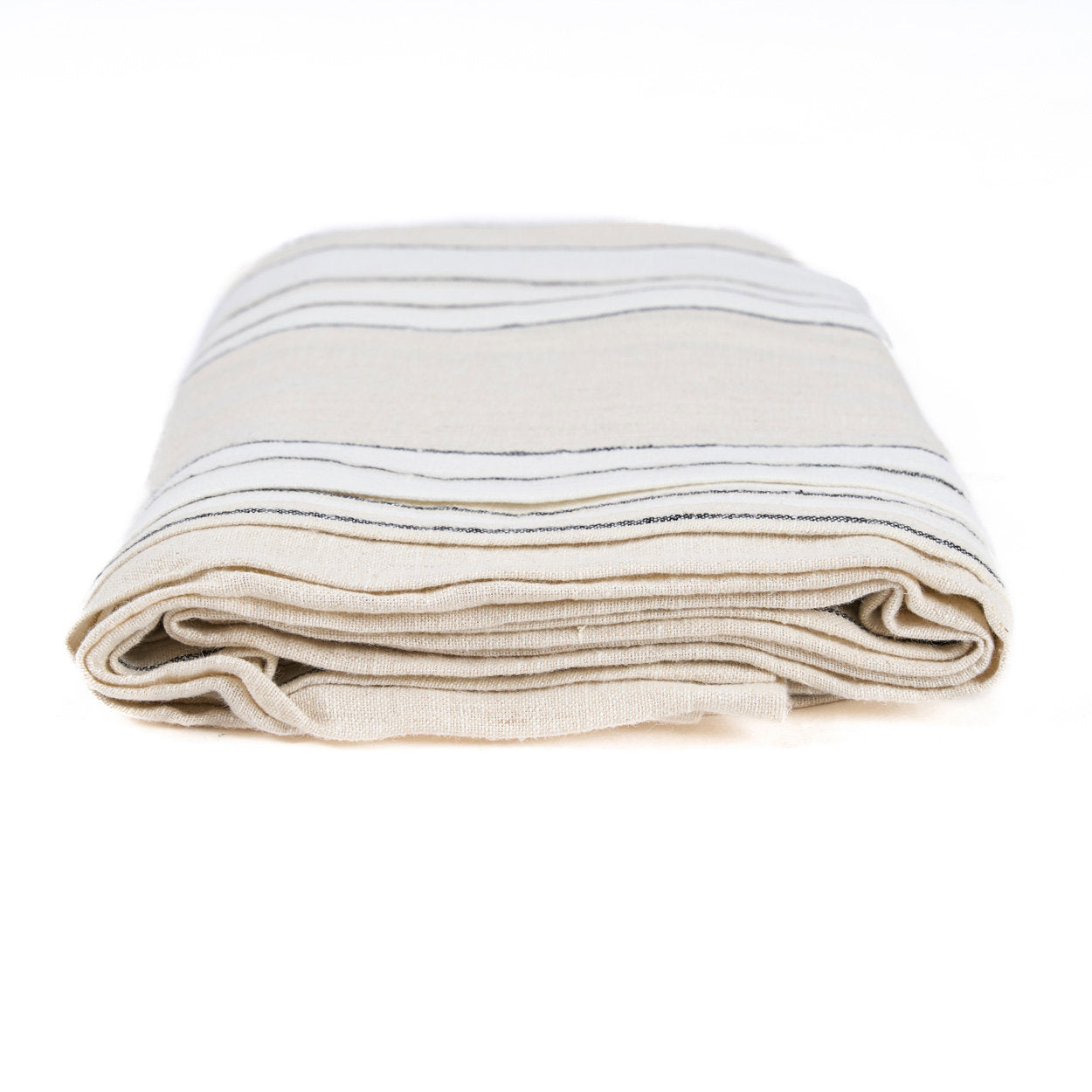 Het Provence-tafelkleed - naturel, zwart en wit - 150x300