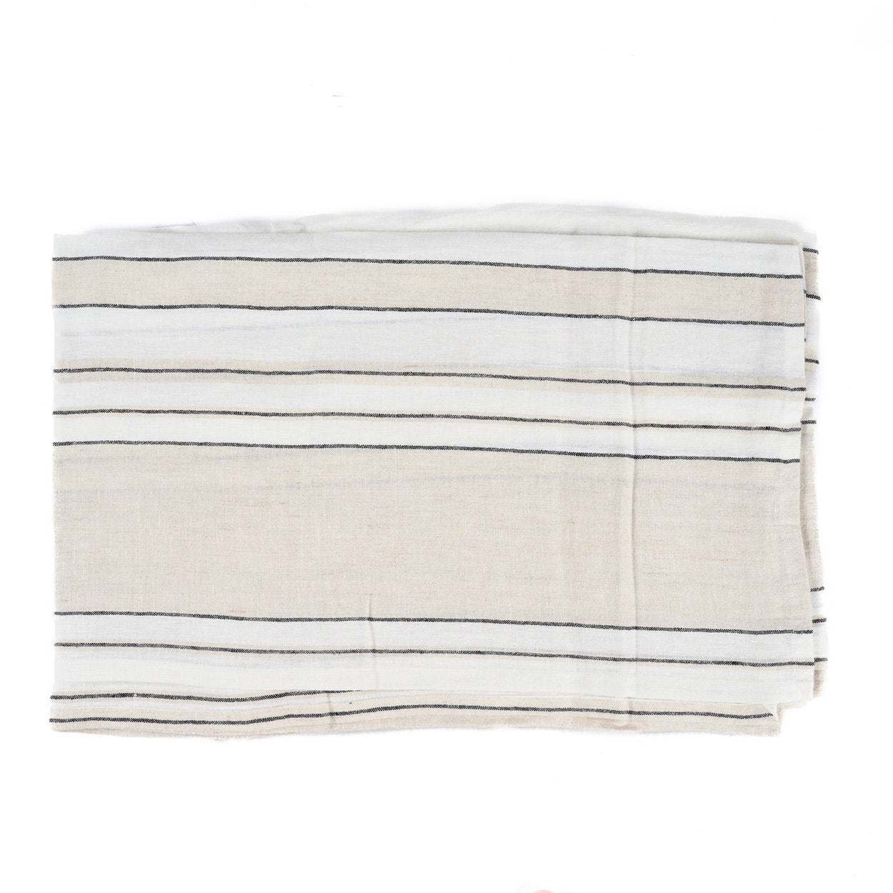 Het Provence-tafelkleed - naturel, zwart en wit - 150x300