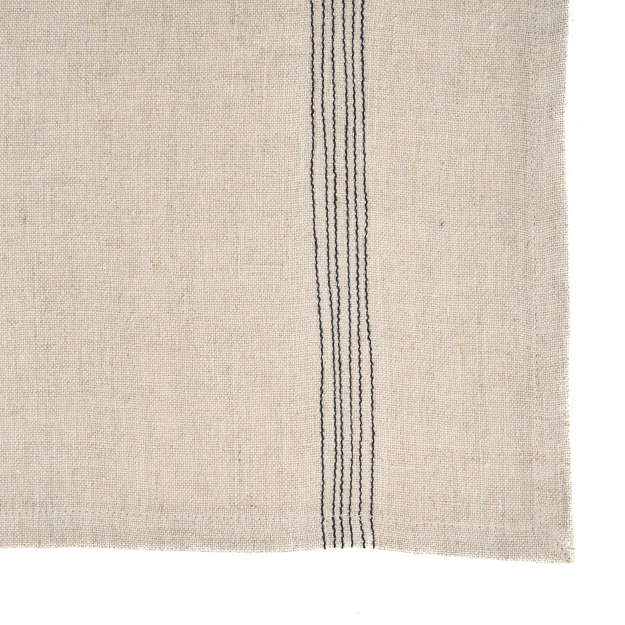 De Lint Biscuit-servet - natuurlijk zwart - 45x45