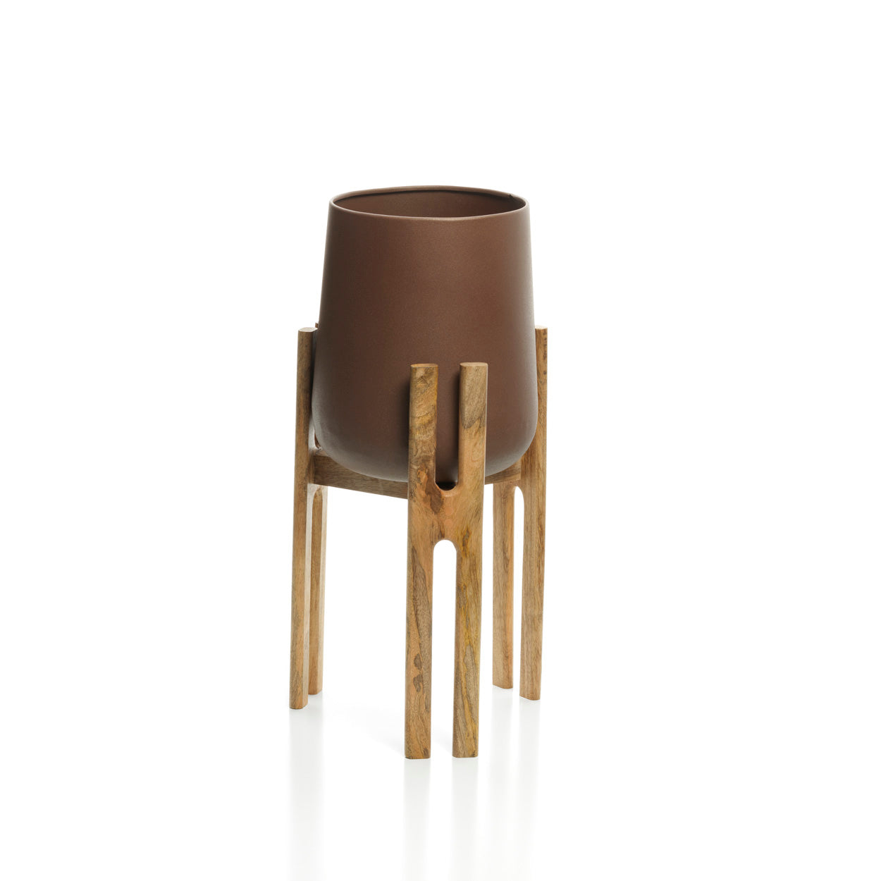 De Vertakte Wortel Plantenpot - Naturel Bruin - M