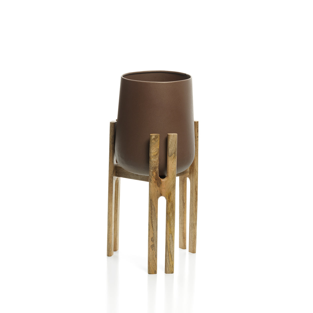 De Vertakte Wortel Plantenpot - Naturel Bruin - M