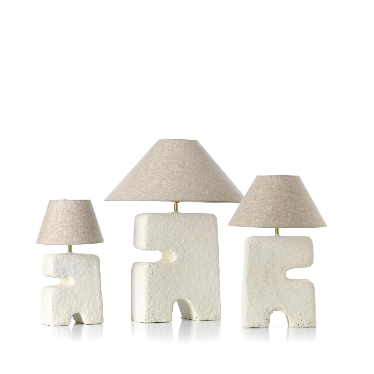 Papier-maché tafellamp L'Objet