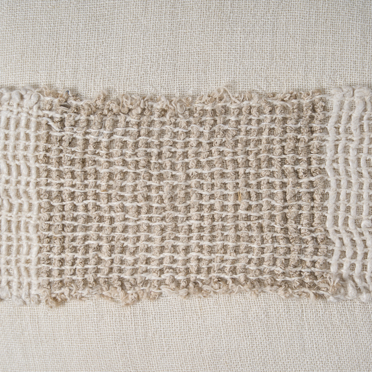 The Linen Threads kussenhoes - wit naturel