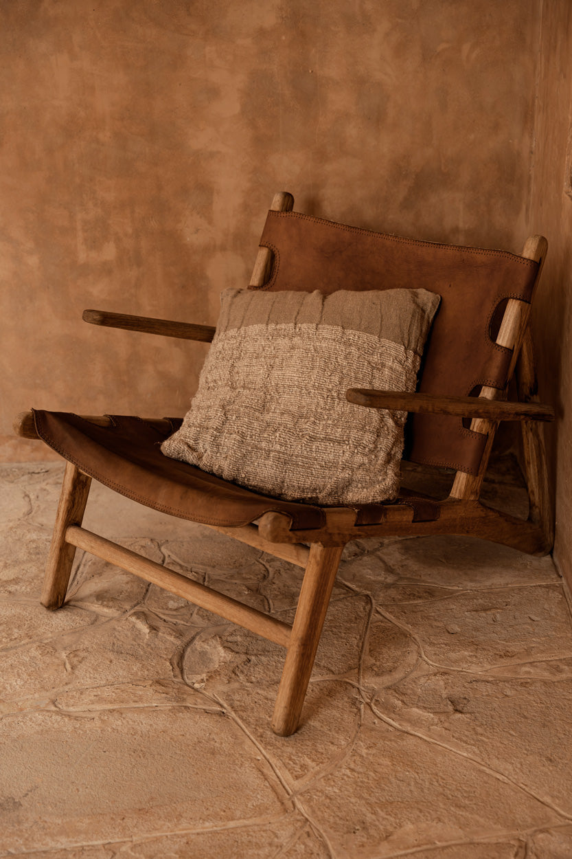 The Linen Edit Kussenhoes - Naturel