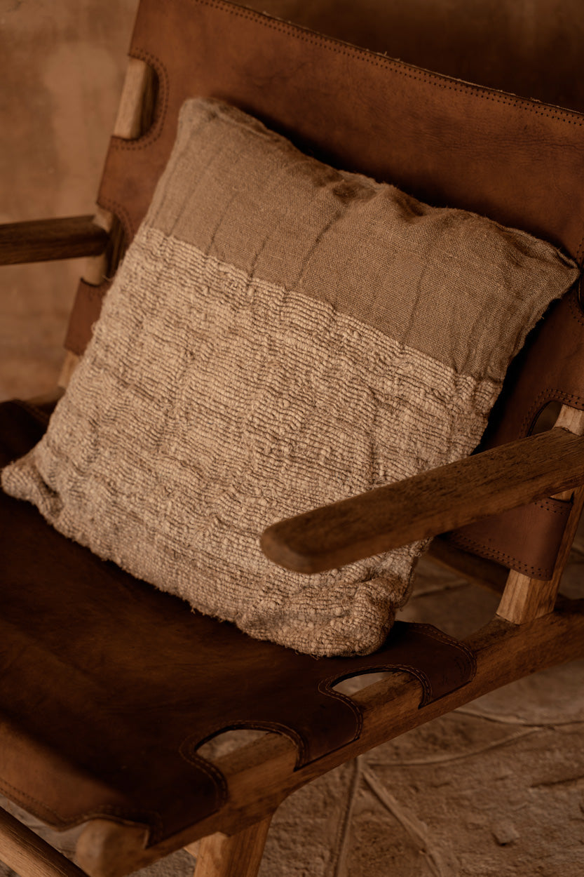 The Linen Edit Kussenhoes - Naturel