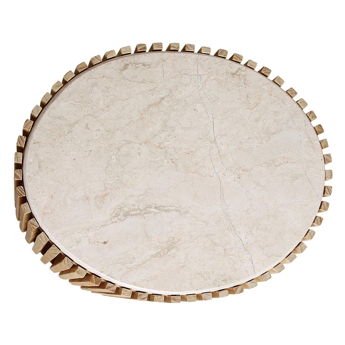 Infinity bijzettafel Oval-bijzettafel-Raw Materials-Ik Hout ervan.