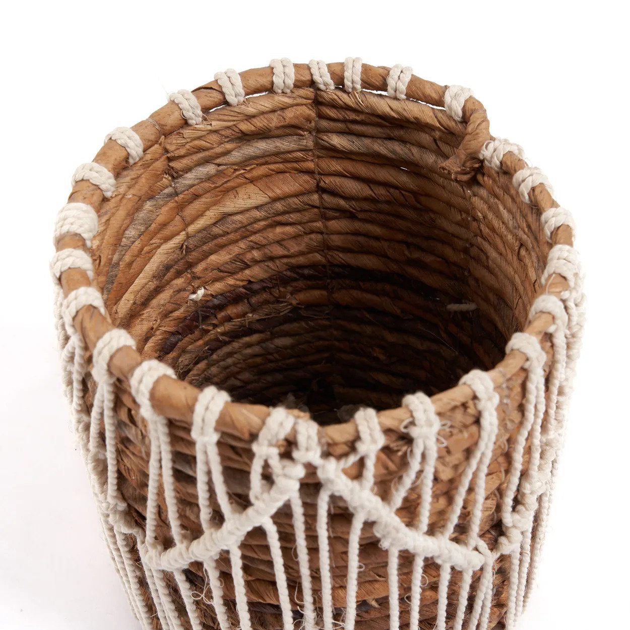 Bananenblad opbergmand Macra-Mazing 14 x 14 x 16 cm