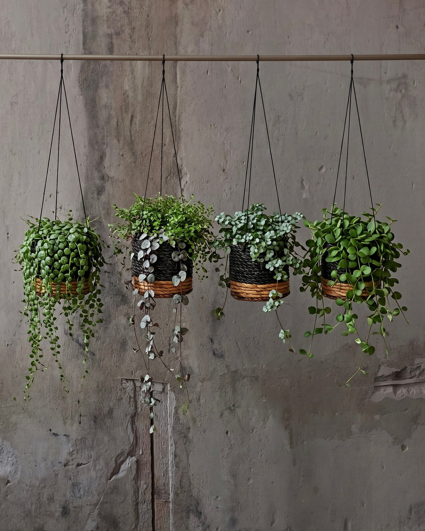 De Bananenplantenhanger - Naturel Zwart - S