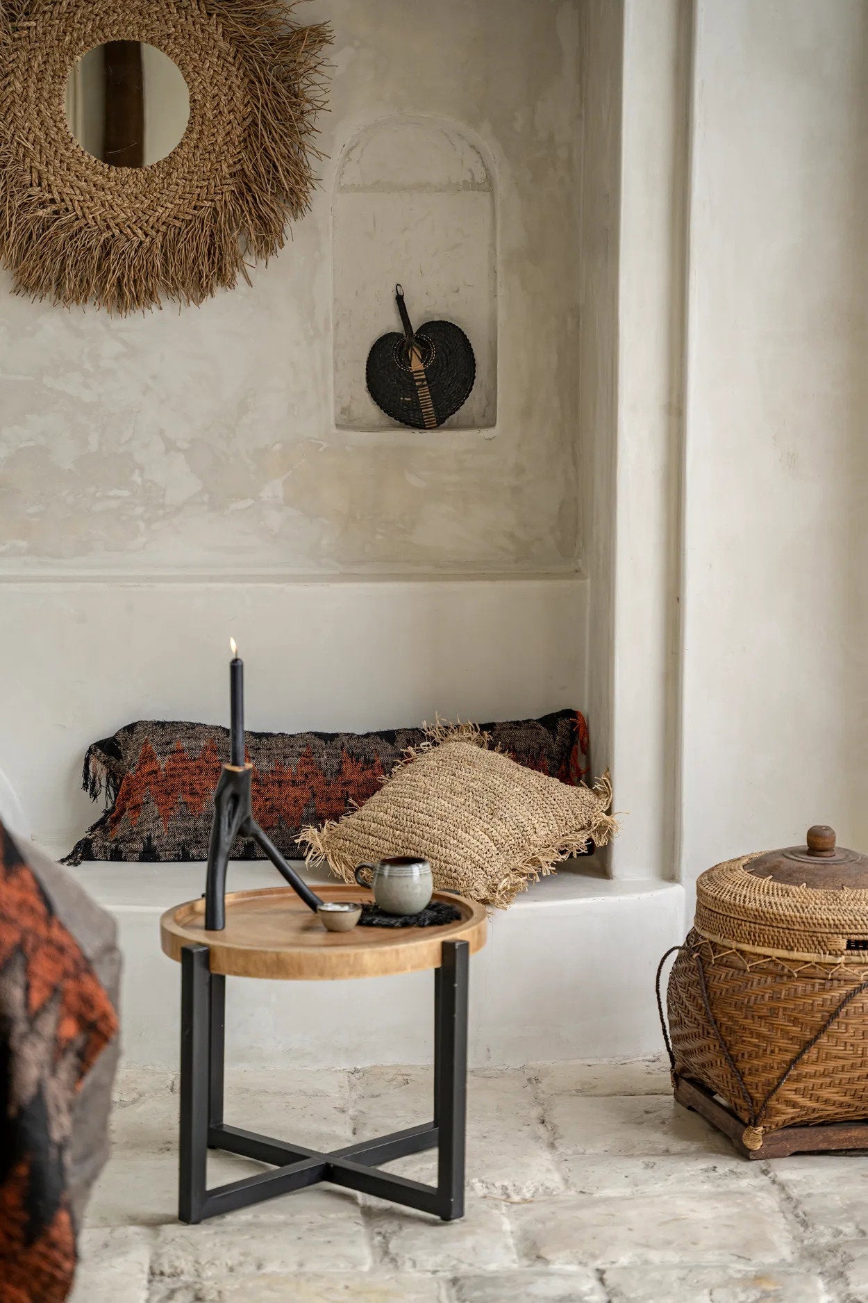 The Triple Twig Candle Holder - Zwart