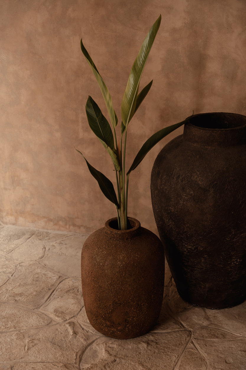 De Clay Echo-vaas - terracotta - L