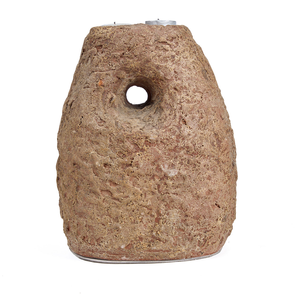 De Terra Totem kaarsenhouder - bruin