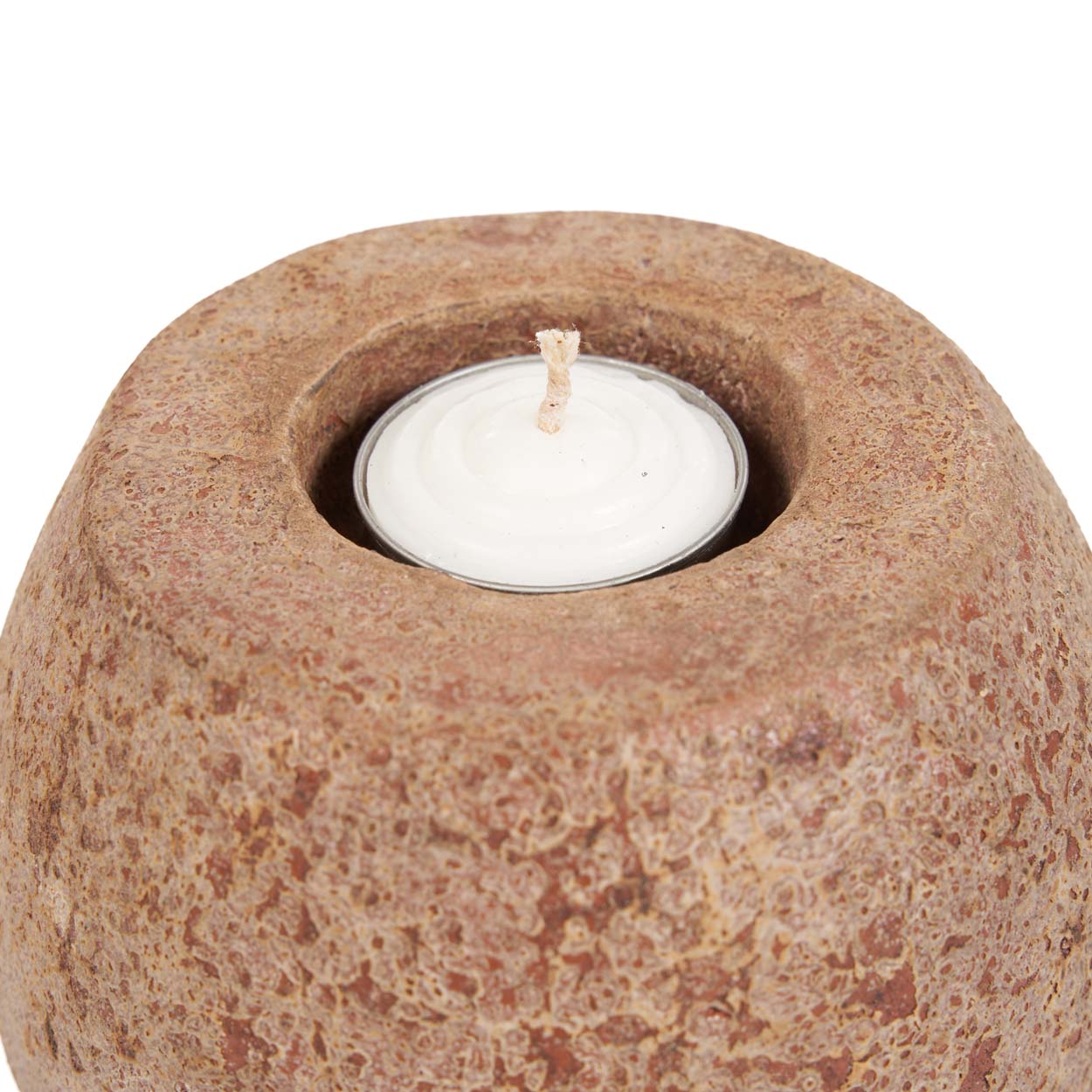 De Cavestone kandelaar - bruin