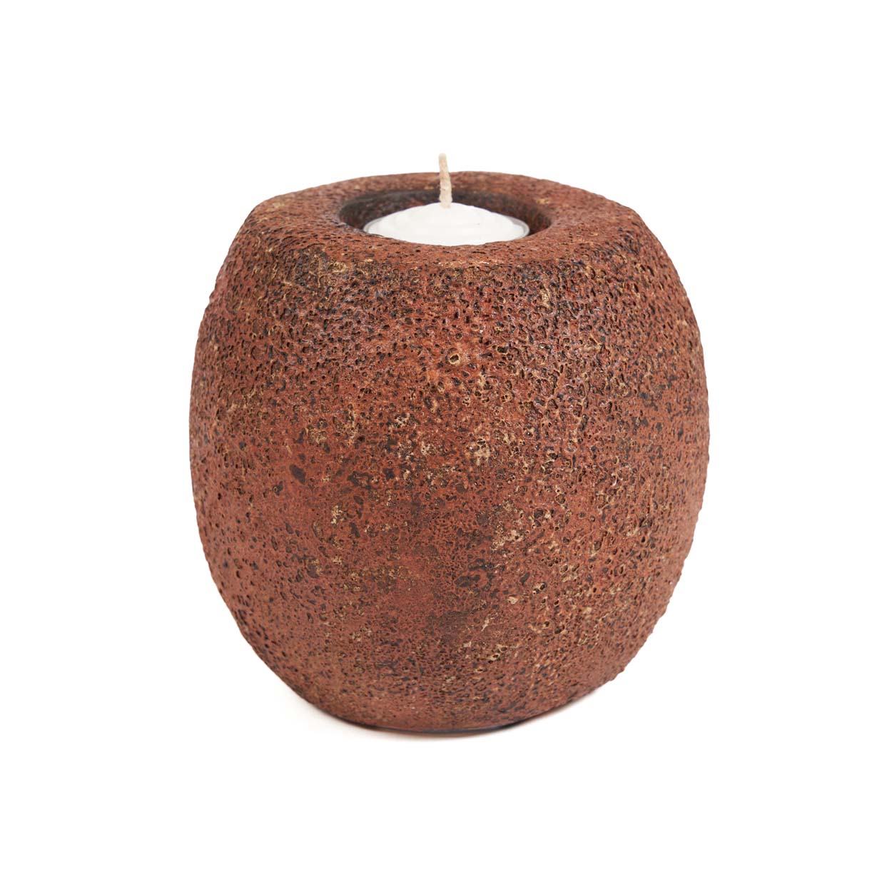De Cavestone kandelaar - terracotta