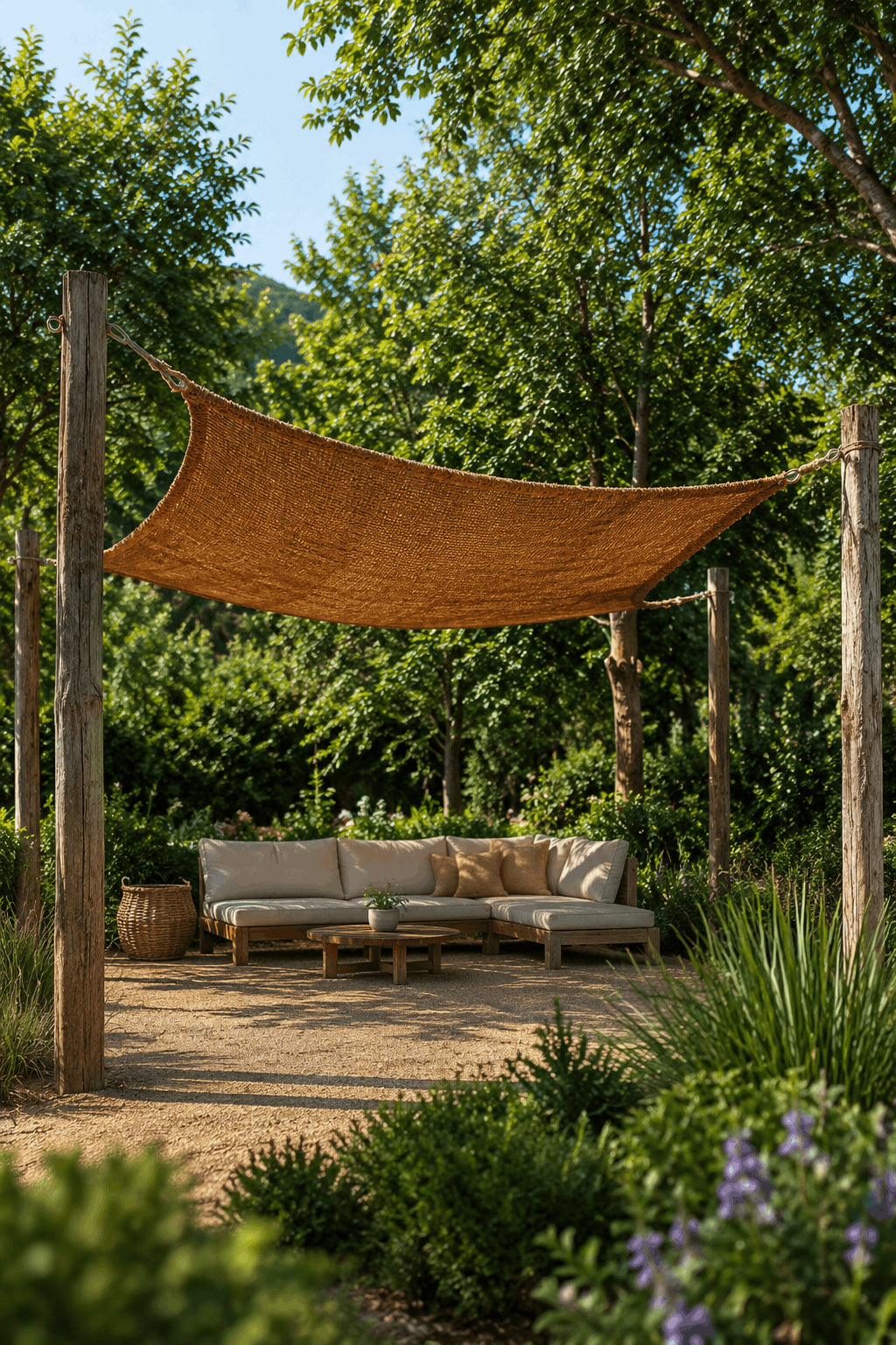 De Coco Shade Rechthoekig - Naturel - 400x300