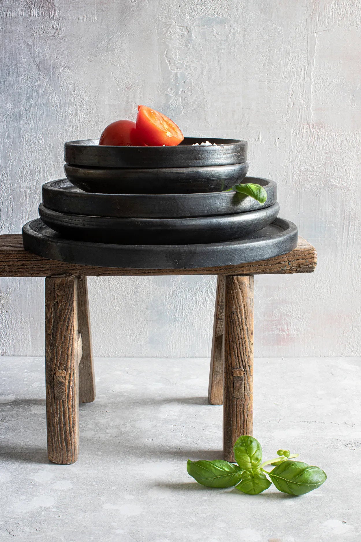 The Burned Classic Plate - Zwart - M