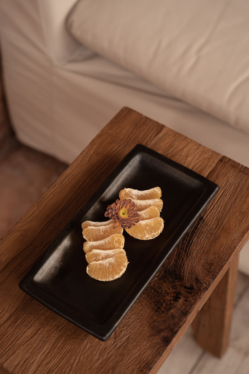 The Burned Sushi Bord - Zwart - M