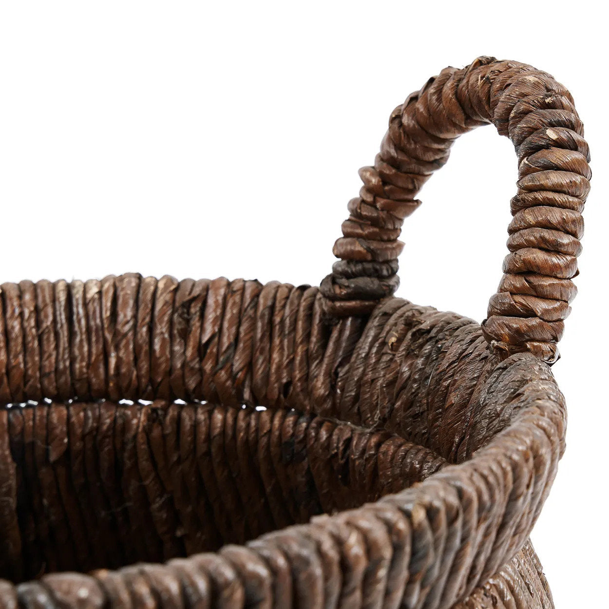 Bananenblad opbergmand Chizara 42 x 26.5 x 42 cm