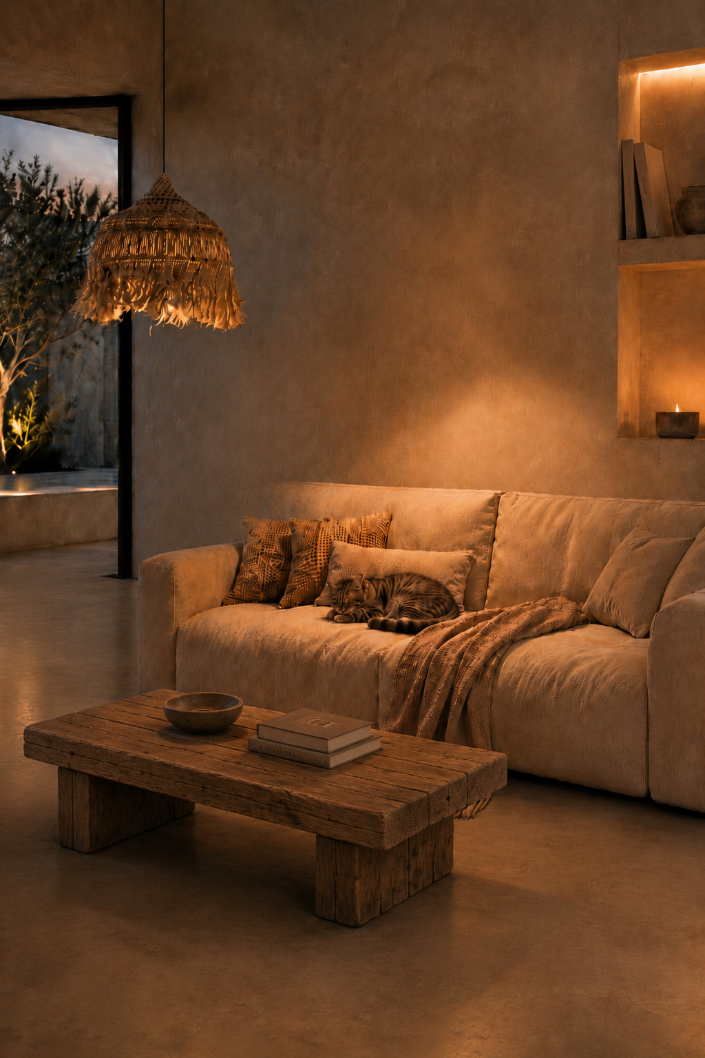 Abaca hanglamp Hoola 50 cm