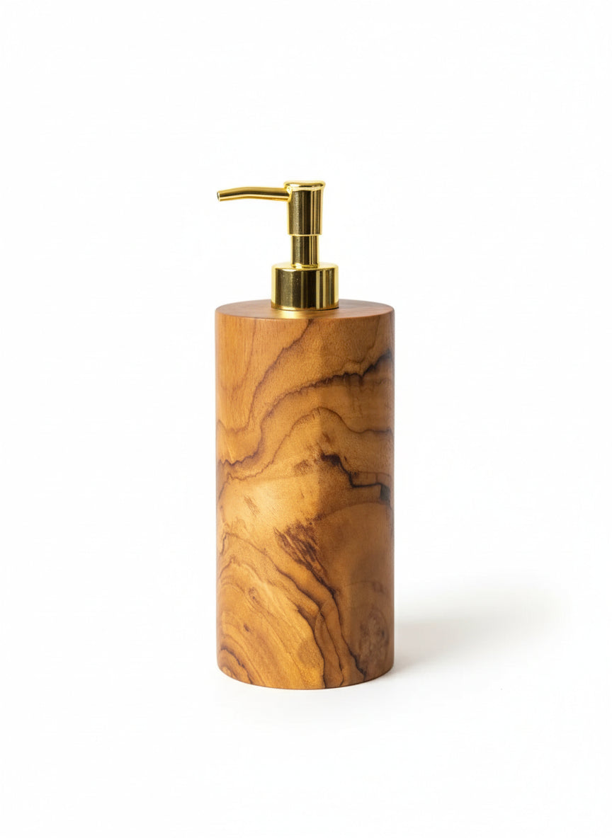 De Houten Zeepdispenser - Naturel