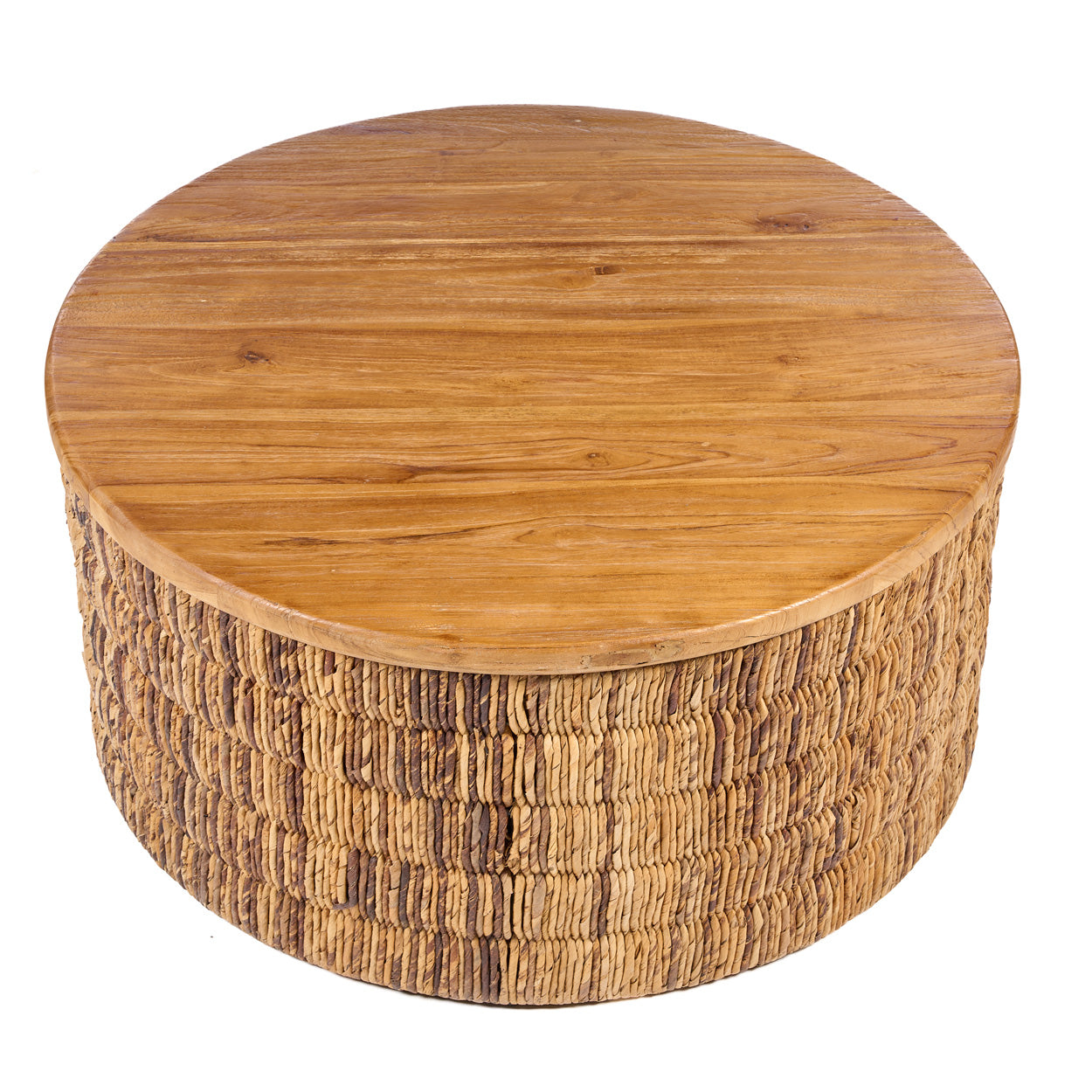 Abaca ronde Magani-salontafel - naturel