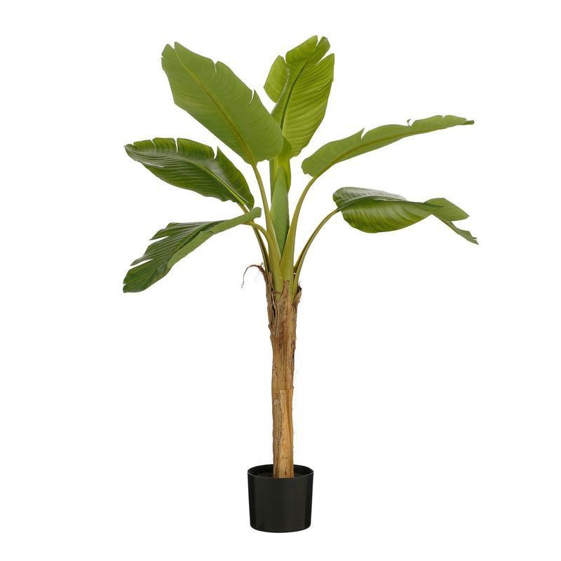 Kunst Bananenplant - H120 x Ø70 cm - Groen-Mica Decorations-Ik Hout ervan.
