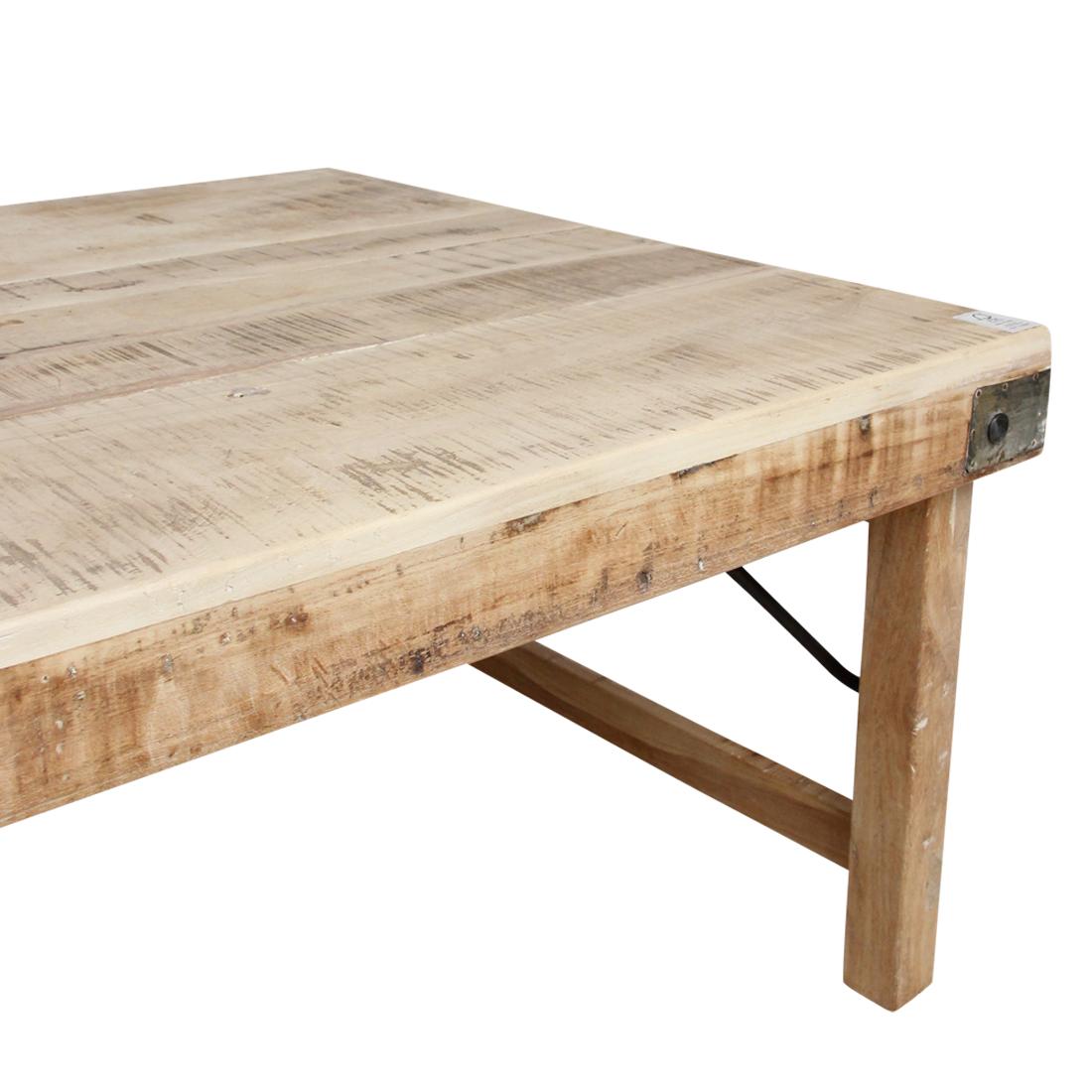 Limewash salontafel inklapbaar-salontafel-Raw Materials-Ik Hout ervan.