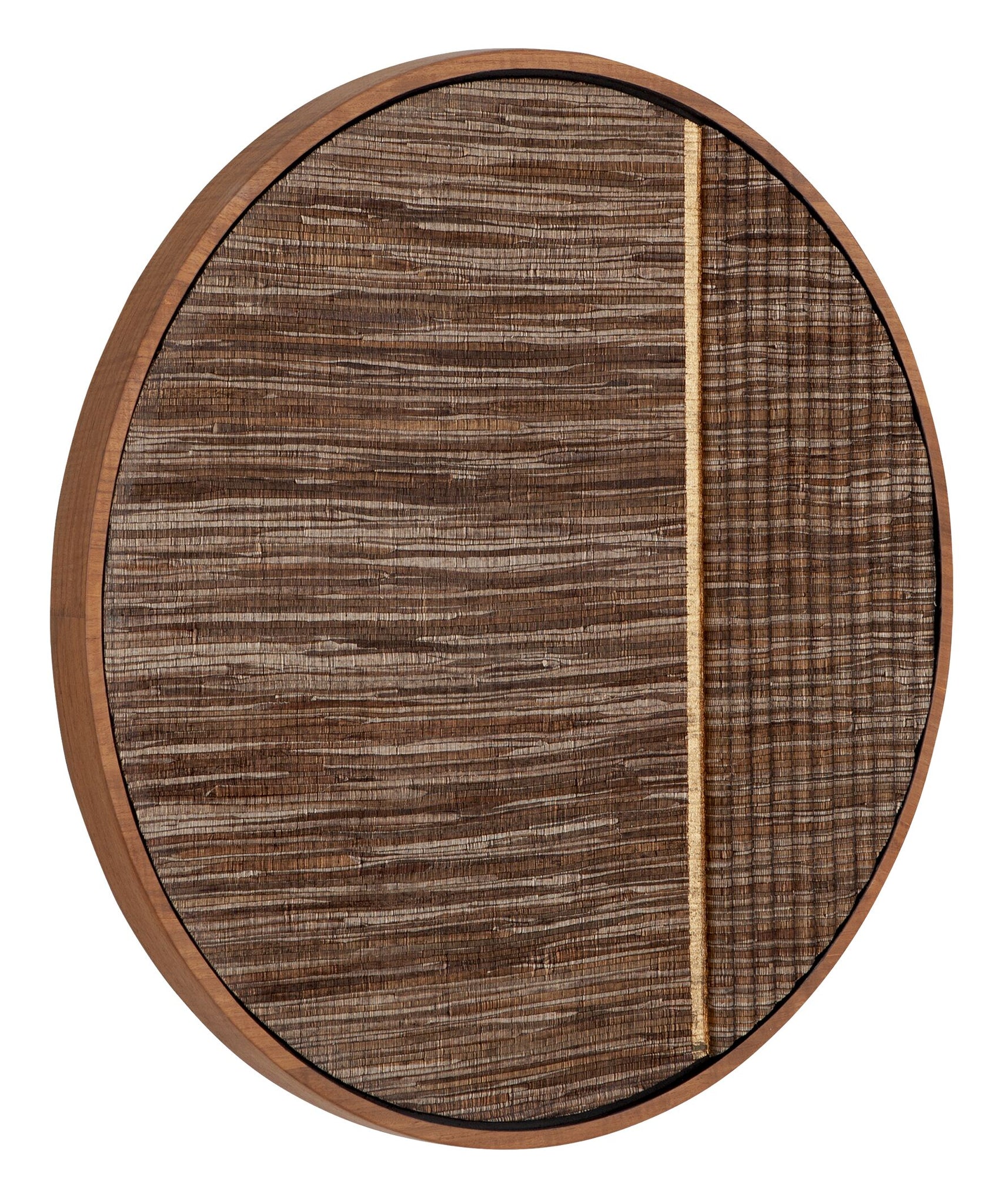 Klein hedendaags gouden wandpaneel