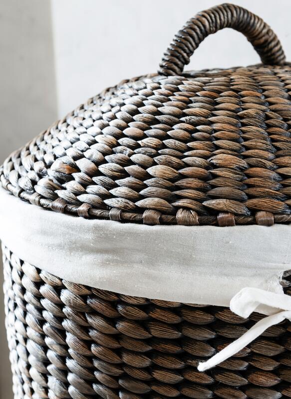 Wasmand Tahiti Zwart gewassen