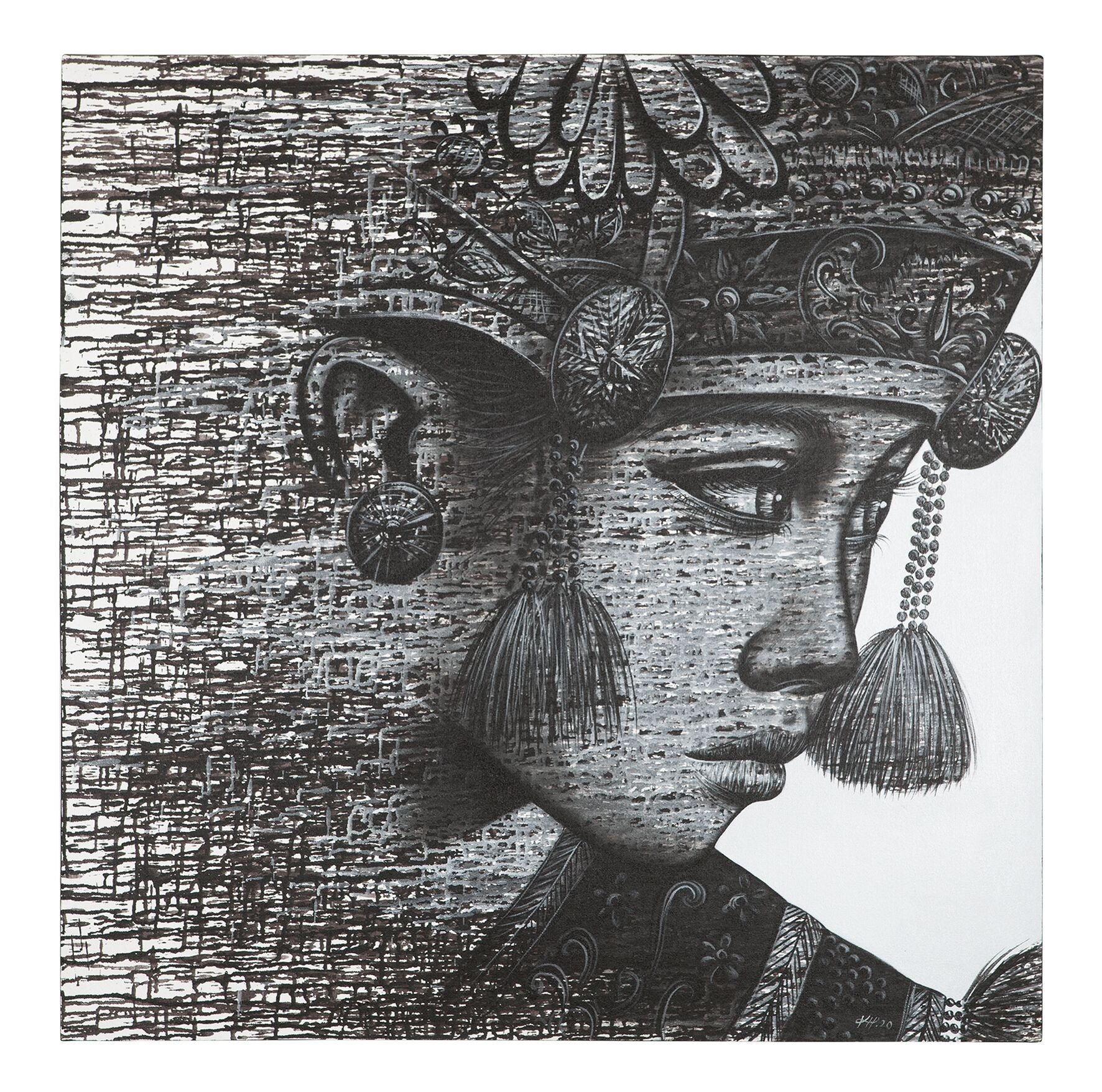 Wanddecoratie Balinese meisje Komang