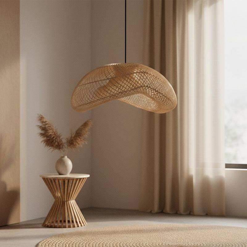 Maze hanglamp Organic XL-Hanglampen-Raw Materials-Ik Hout ervan.