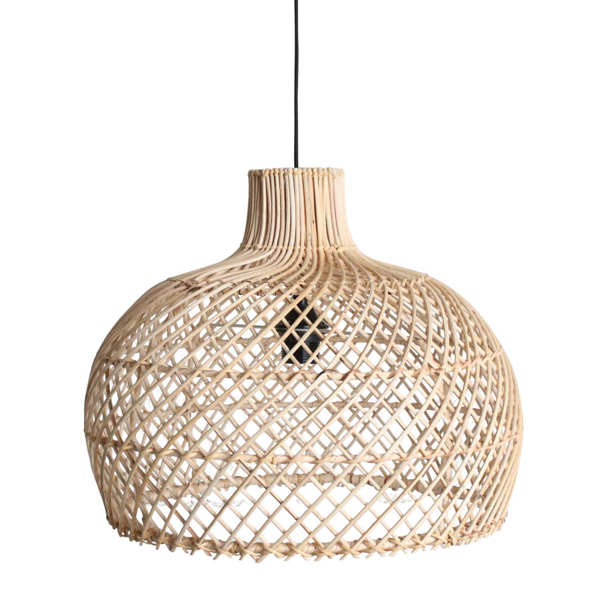 Maze hanglamp naturel small-Hanglampen-Raw Materials-Ik Hout ervan.