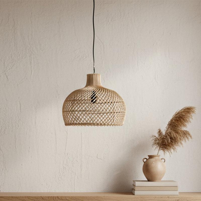 Maze hanglamp naturel small-Hanglampen-Raw Materials-Ik Hout ervan.