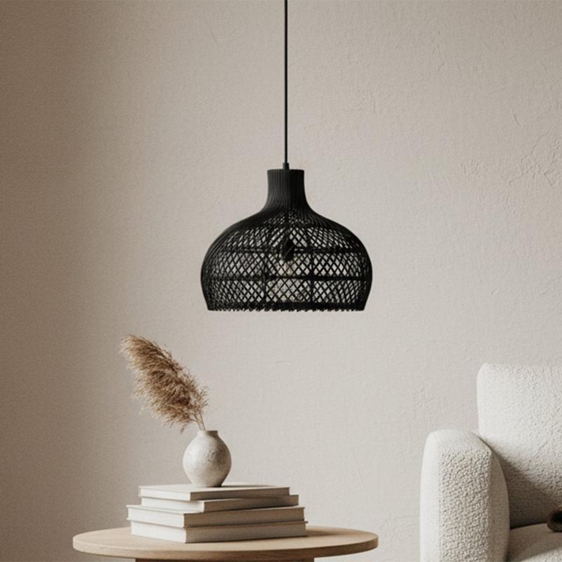 Maze hanglamp zwart small-Hanglampen-Raw Materials-Ik Hout ervan.