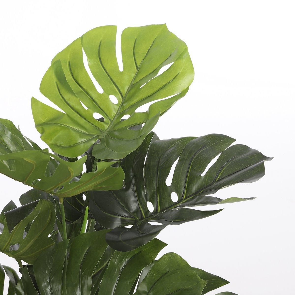 Monstera Kunstplant - H100 x Ø75 cm - Groen-Mica Decorations-Ik Hout ervan.