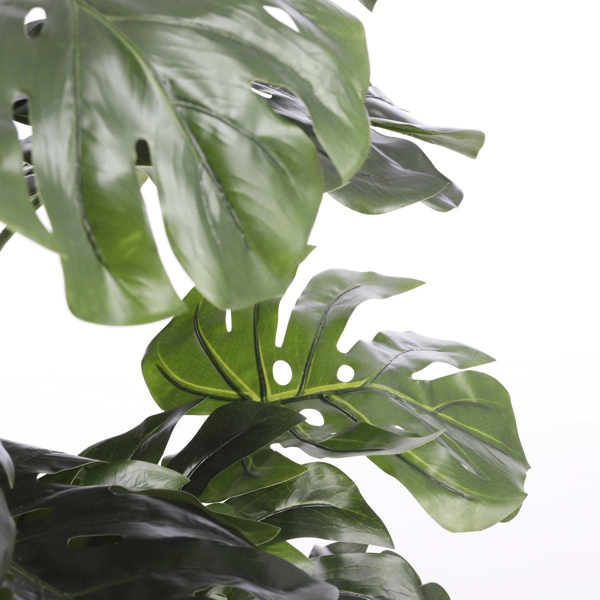 Monstera Kunstplant - H140 x Ø80 cm - Groen-Mica Decorations-Ik Hout ervan.