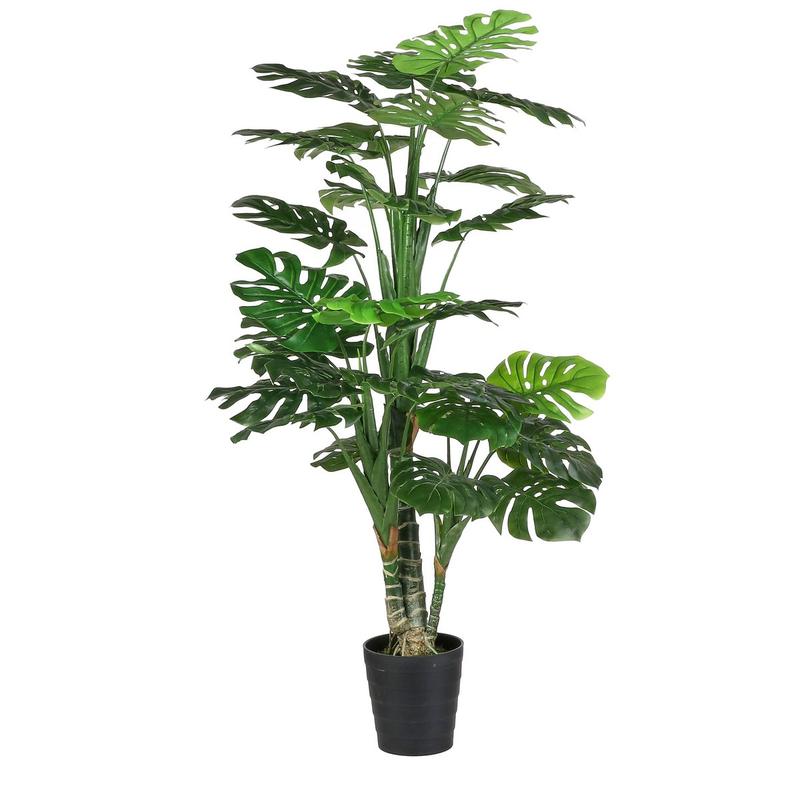 Monstera Kunstplant - H160 x Ø80 cm - Groen-Mica Decorations-Ik Hout ervan.