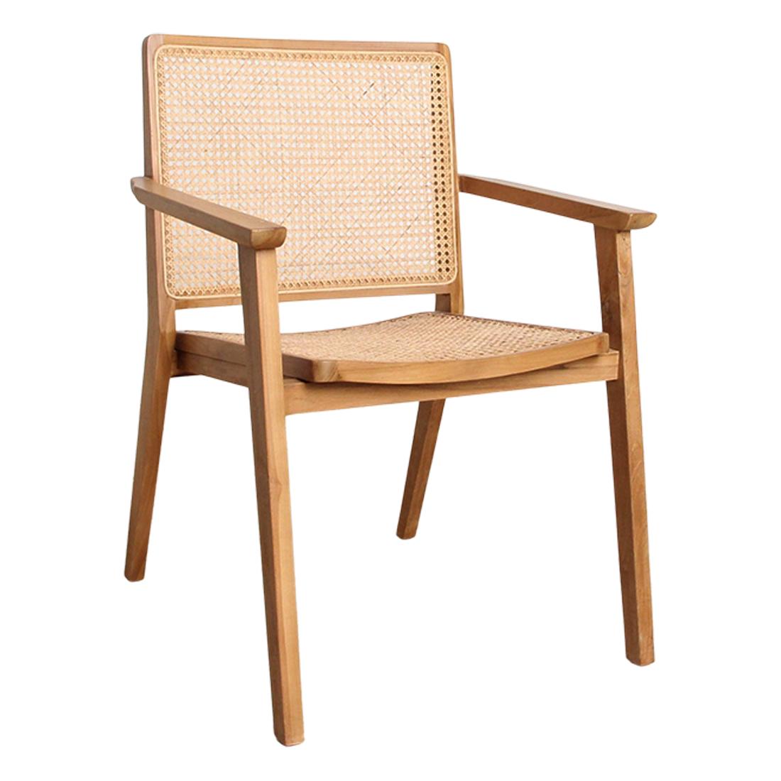 Nova eetkamerstoel met armleuning-stoelen-Raw Materials-Ik Hout ervan.