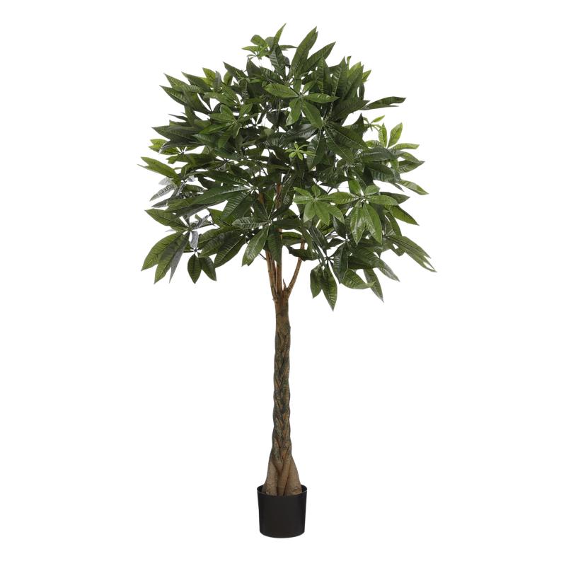 Pachira Kunstplant - H120 x Ø50 cm - Groen-Mica Decorations-Ik Hout ervan.