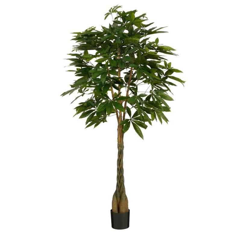 Pachira Kunstplant - H150 x Ø65 cm - Groen-Mica Decorations-Ik Hout ervan.