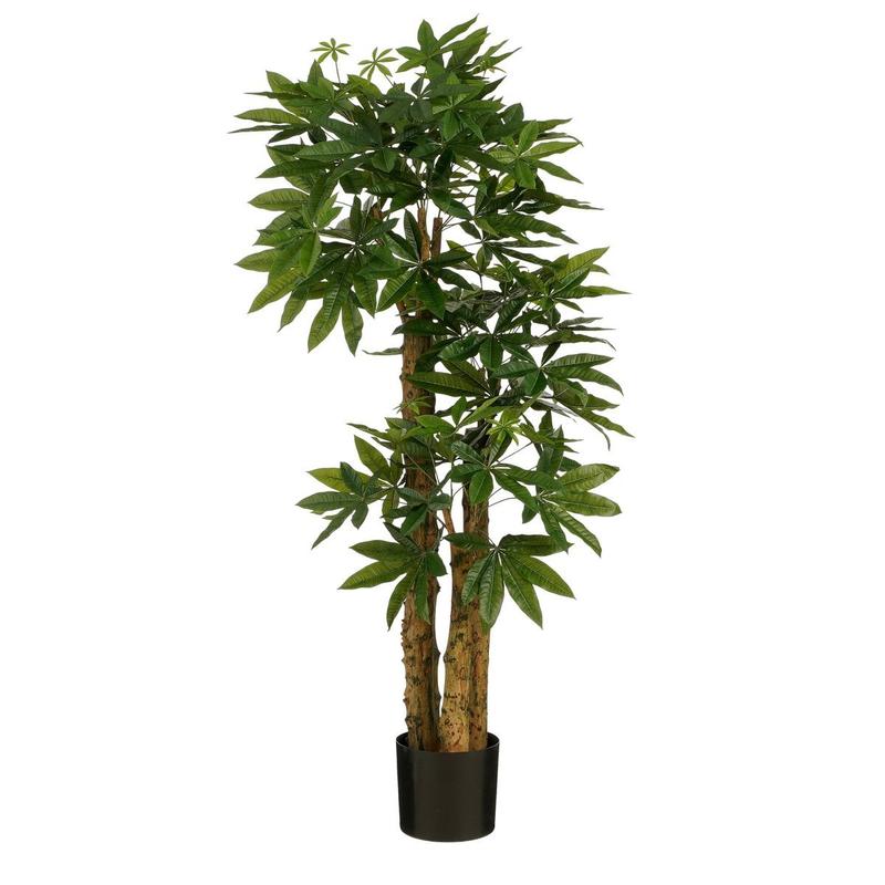 Pachira Kunstplant - H175 x Ø85 cm - Groen-Mica Decorations-Ik Hout ervan.