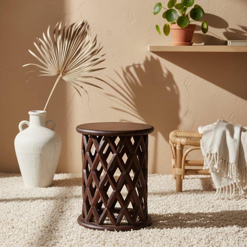 Pacific kruk/bijzettafel Palau-bijzettafel-Raw Materials-Ik Hout ervan.