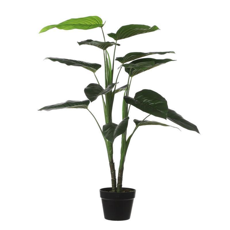 Philodendron Kunstplant - H100x Ø70 cm - Groen-Mica Decorations-Ik Hout ervan.