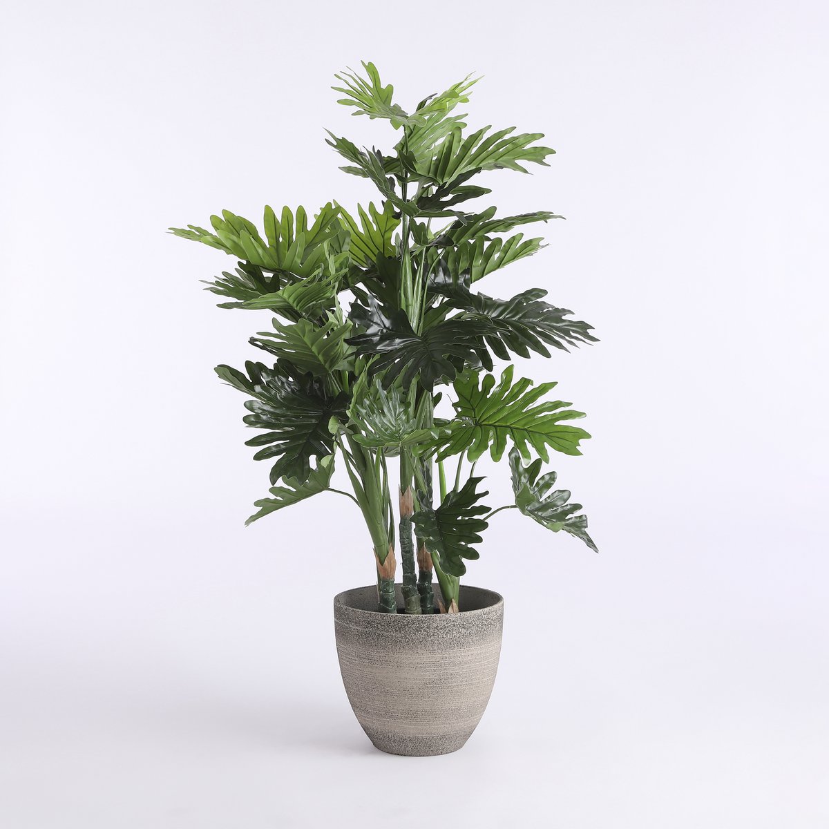 Philodendron Kunstplant - H120 x Ø80 cm - Groen-Mica Decorations-Ik Hout ervan.