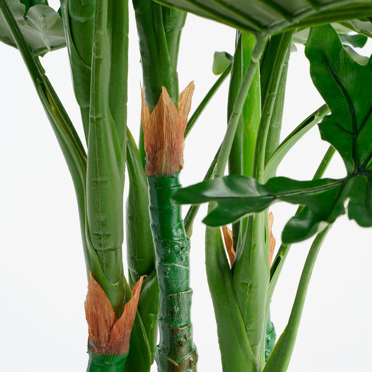 Philodendron Kunstplant - H120 x Ø80 cm - Groen-Mica Decorations-Ik Hout ervan.