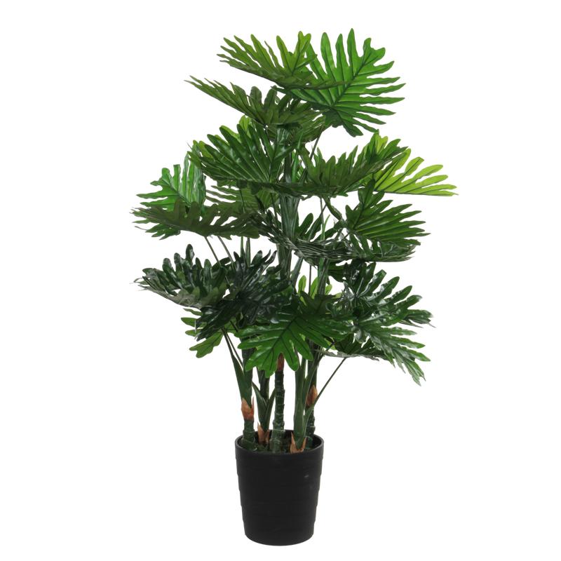 Philodendron Kunstplant - H120 x Ø80 cm - Groen-Mica Decorations-Ik Hout ervan.