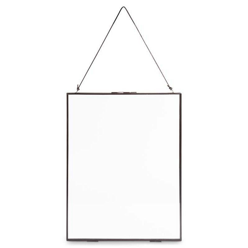 Photo Frame Metal Black with Lock 30x40x0.7cm-vtwonen-Ik Hout ervan.